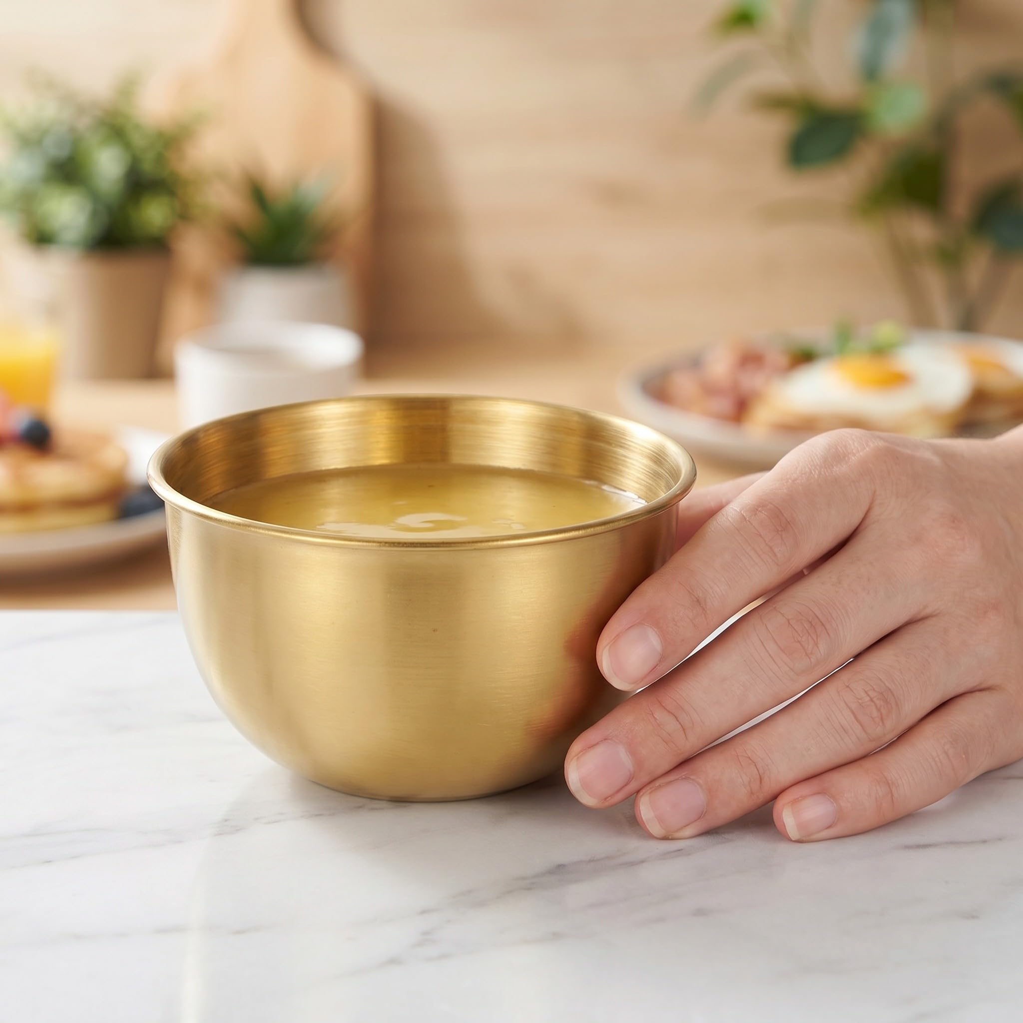 OUNONA 10 ramekin in acciaio inox - Ciotola per condimenti riutilizzabile - Mini ciotoline individuali per salse, barbecue, ketchup, senape, maionese
