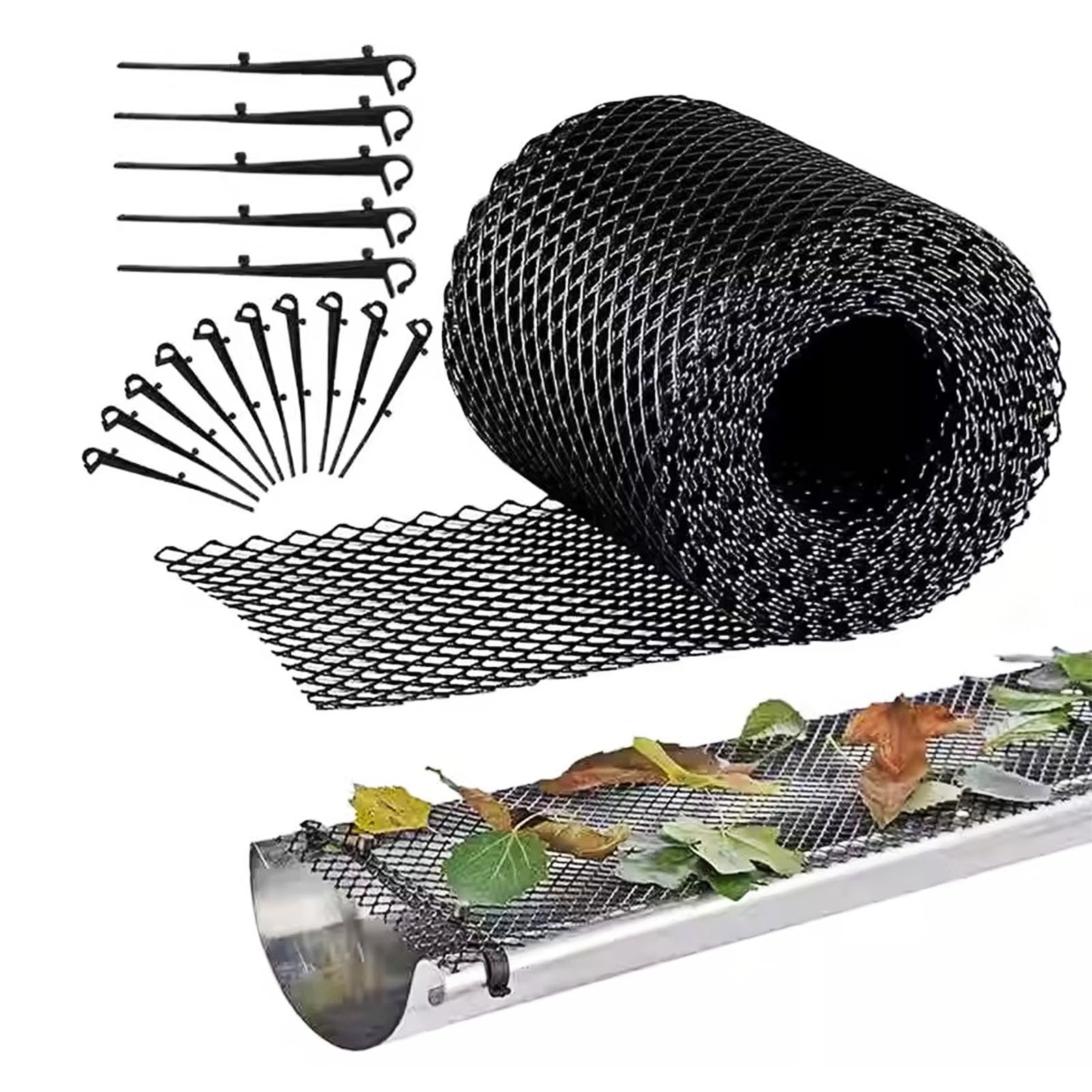 Amazon.co.jp: haoyunjianjiak 雨樋 雨樋ガード 雨樋ネット 雨