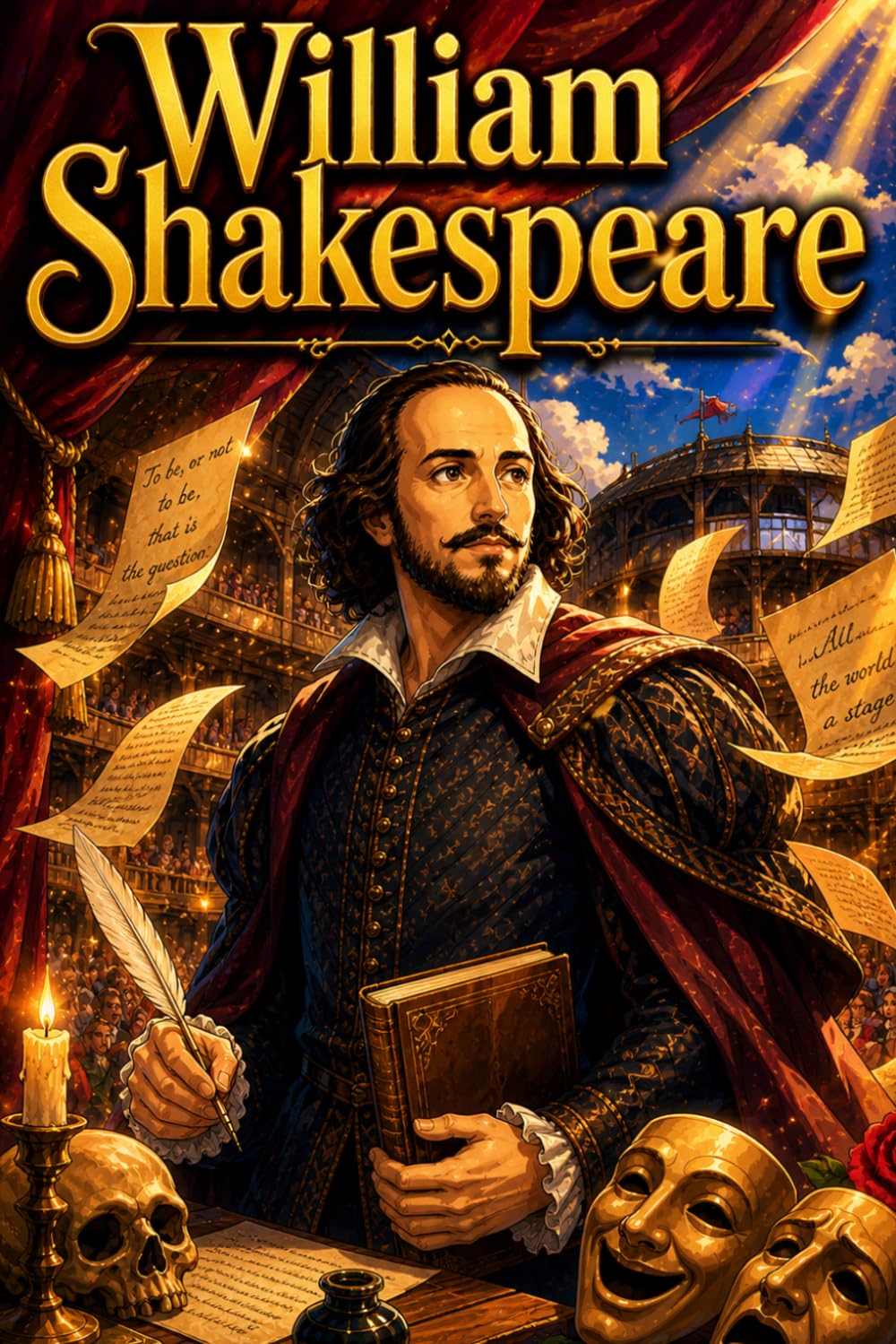 William Shakespeare: Literature Drama Writing Language Creativity Theater Story Biography (Icons of History Manga)