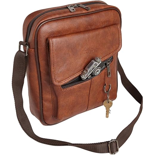 FUR JADEN Sling Cross Body Messenger Bag