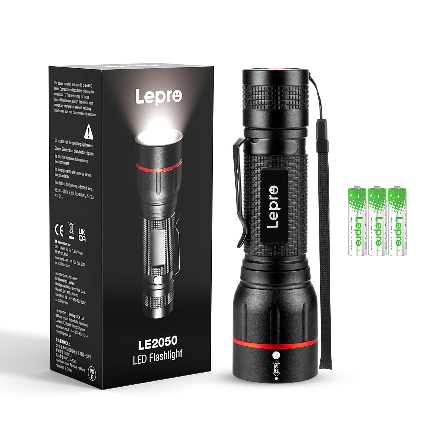 Lepro LED懐中電灯 フラッシュライト ハンディライト LE2050