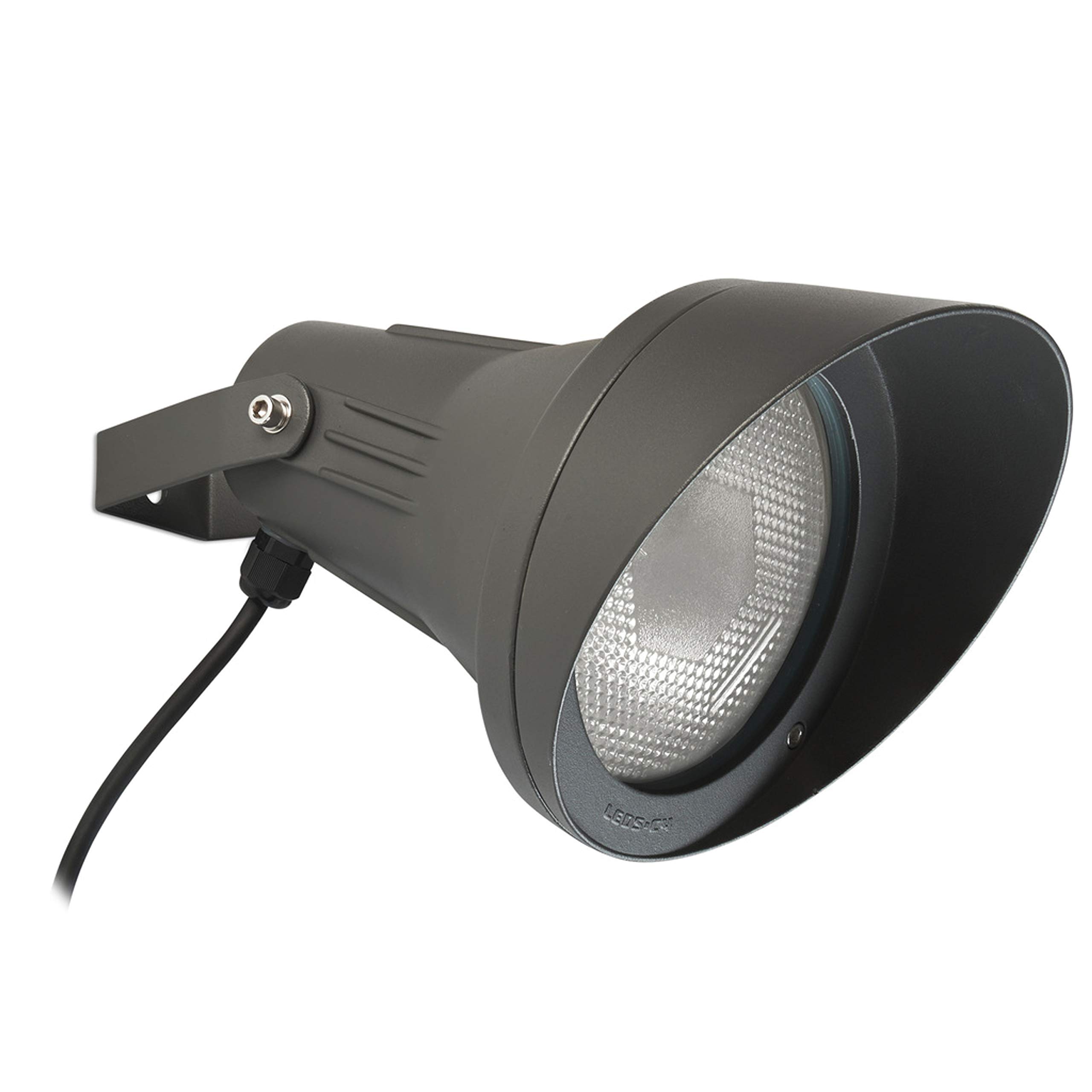 LEDS·C4 Proyector Exterior LED IP65 Cube 33,5W 4000K 3227 Lúmenes – Foco Orientable de Aluminio en Gris Urbano para Jardín, Fachadas y Espacios Exteriores