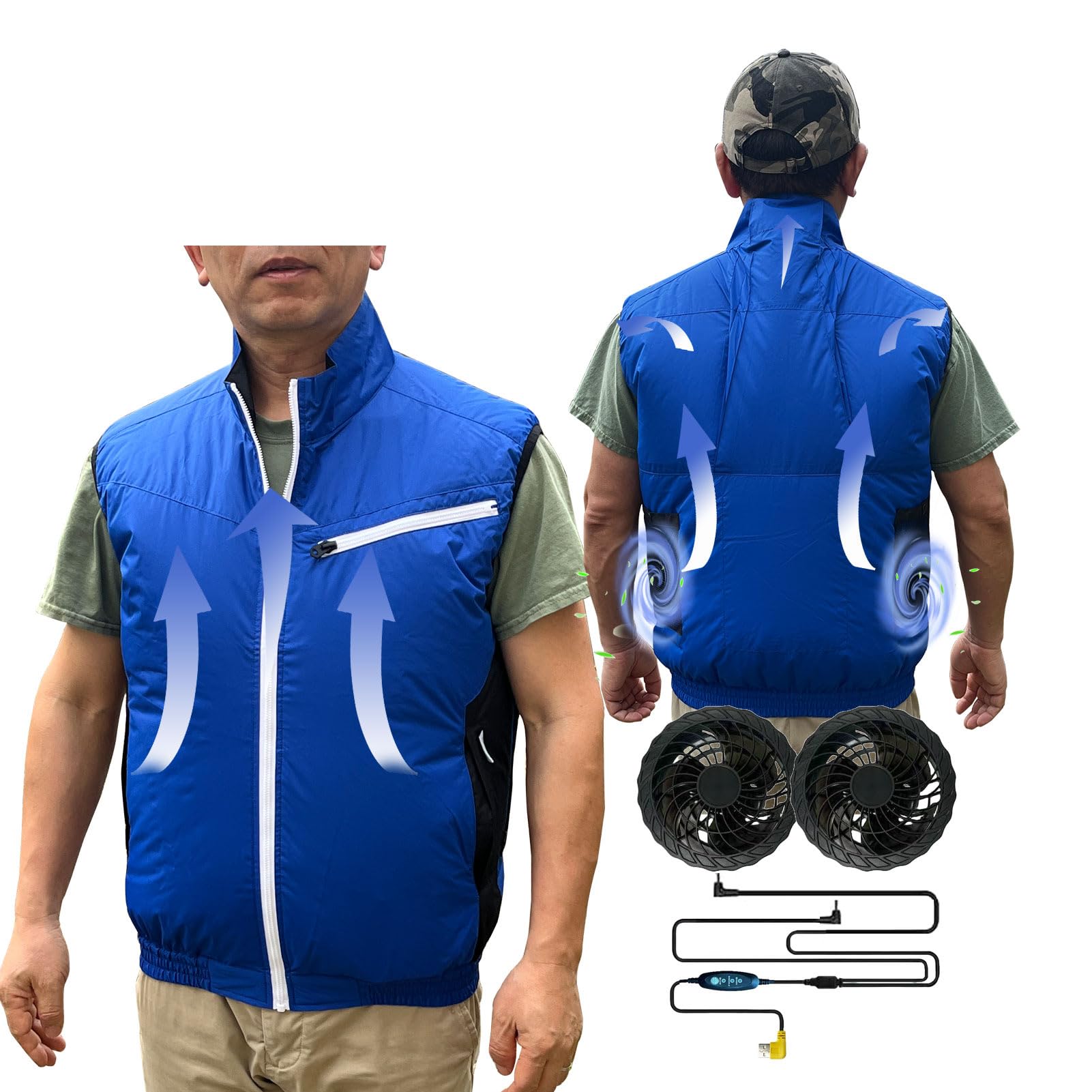 Cooling Vest with Air Fans