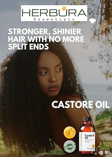 Miniatura 6 de Ácido ricinoleico natural | Aceite de ricino prensado en frío 100% natural enriquecido con aceite de vitamina E para nutrir el cabello, uñas, gotero