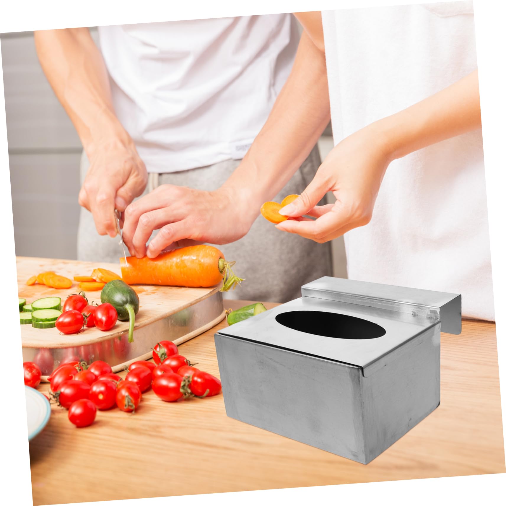 ULTECHNOVO Porta Guanti da Parete in Acciaio Inossidabile Argento Design Montato a Muro, Contenitore per Guanti per Laboratori e Cucina, Organizzatore Conveniente e Resistente