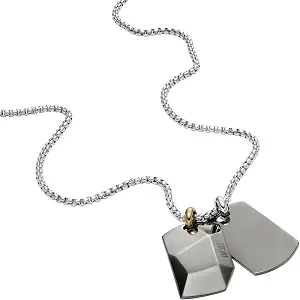 Diesel Stainless Steel Pendant Necklace for Men