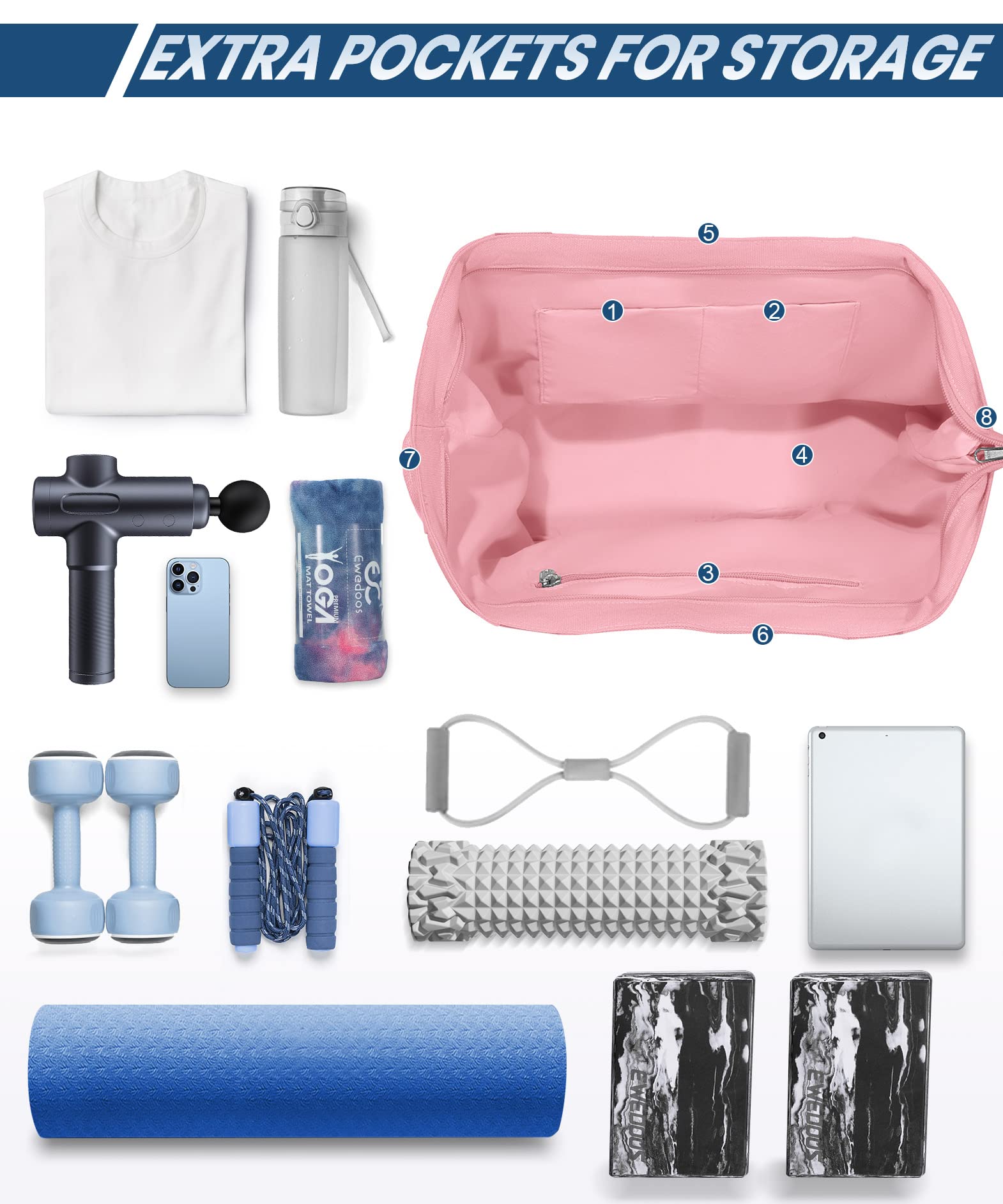 Ewedoos Yoga Mat Bag