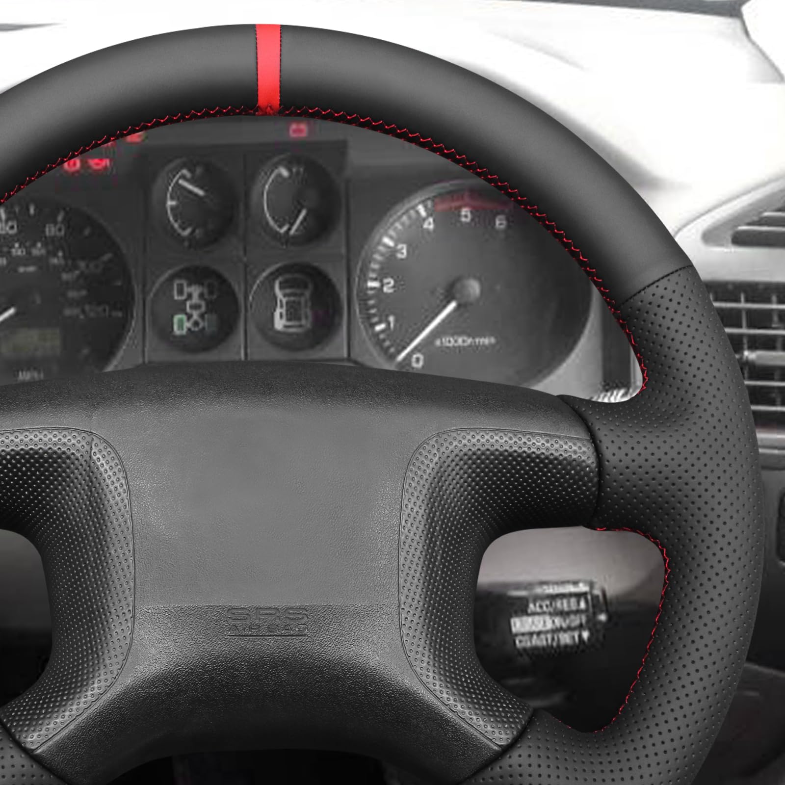 MEWANT Funda de Volante a Medida para Coser Mitsubishi