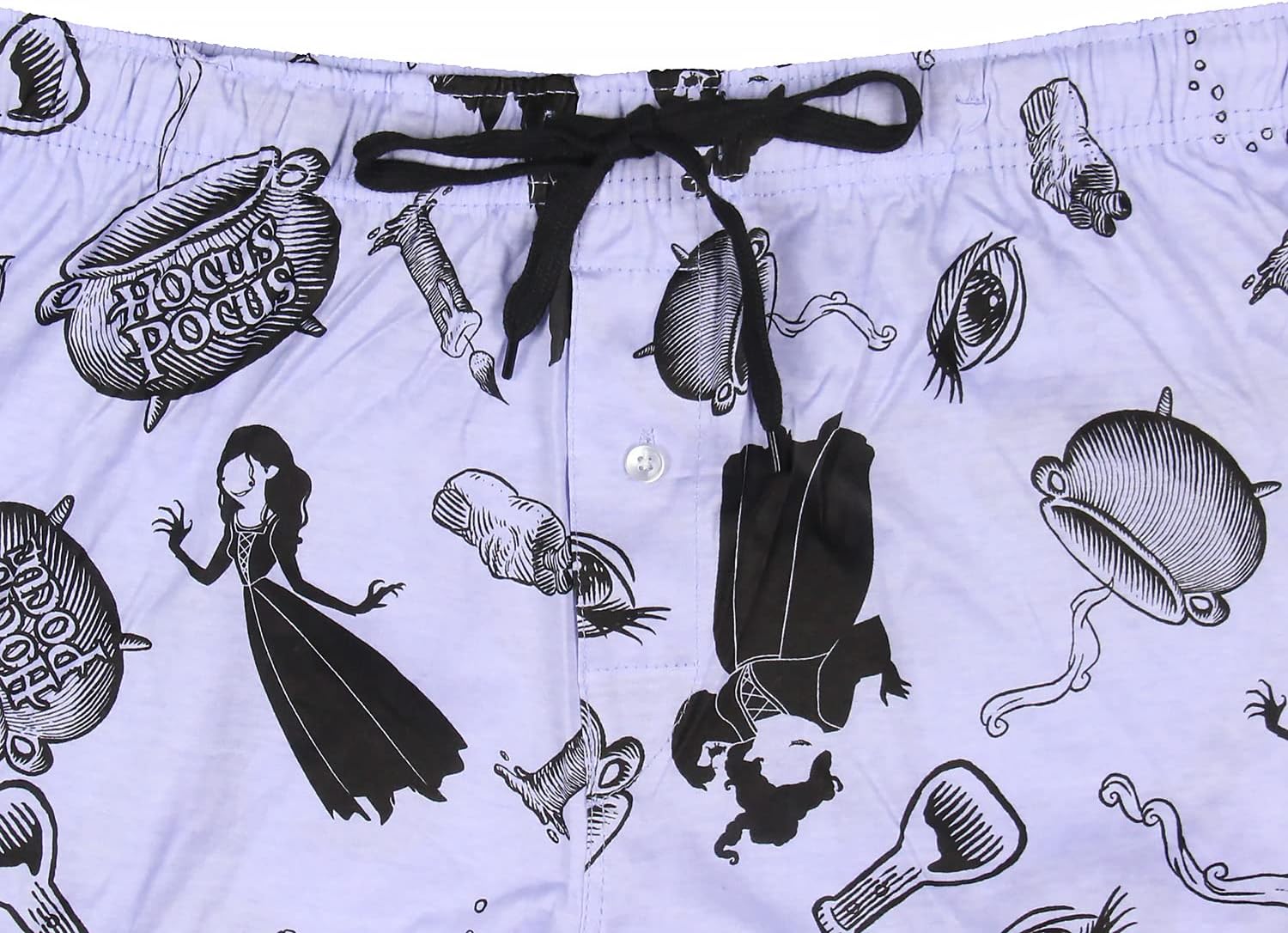 Disney Hocus Pocus Adult Sanderson Sisters Candle Cauldron Lounge Pajama Pants - Image 3