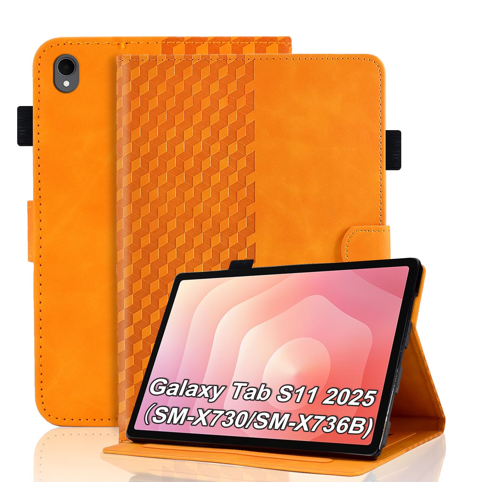 Case for Honor Pad X8a 11 Inch Tablet 2024 Protective Case Premium Leather Folio Smart Case with Auto Sleep/Wake Pen Holder Card Slot for Honor Pad X8a- Dark Green — view 59