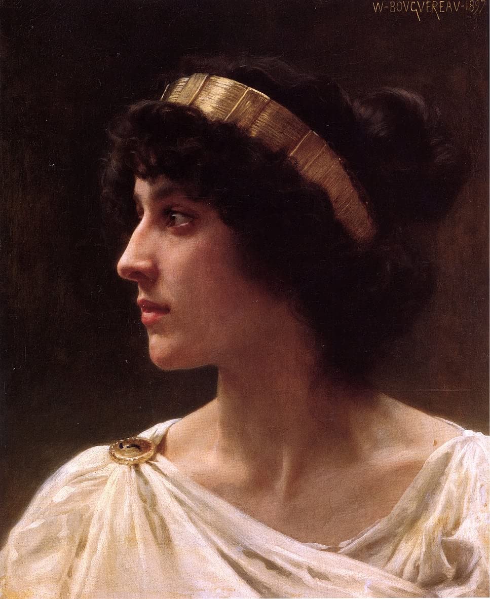 Toile Study for Charity Bouguereau impression d'art 50x70cm