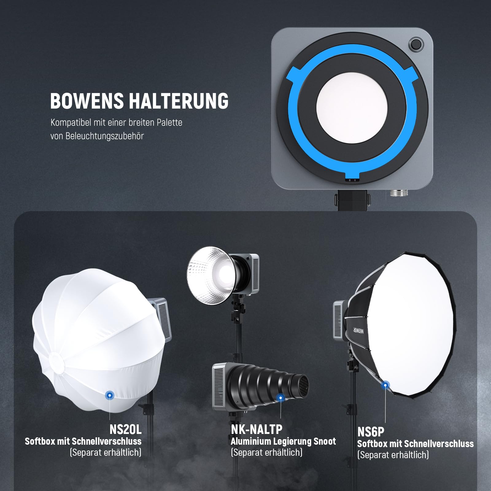Neewer HS200C Tragbare RGB LED Videolicht – Bild 8