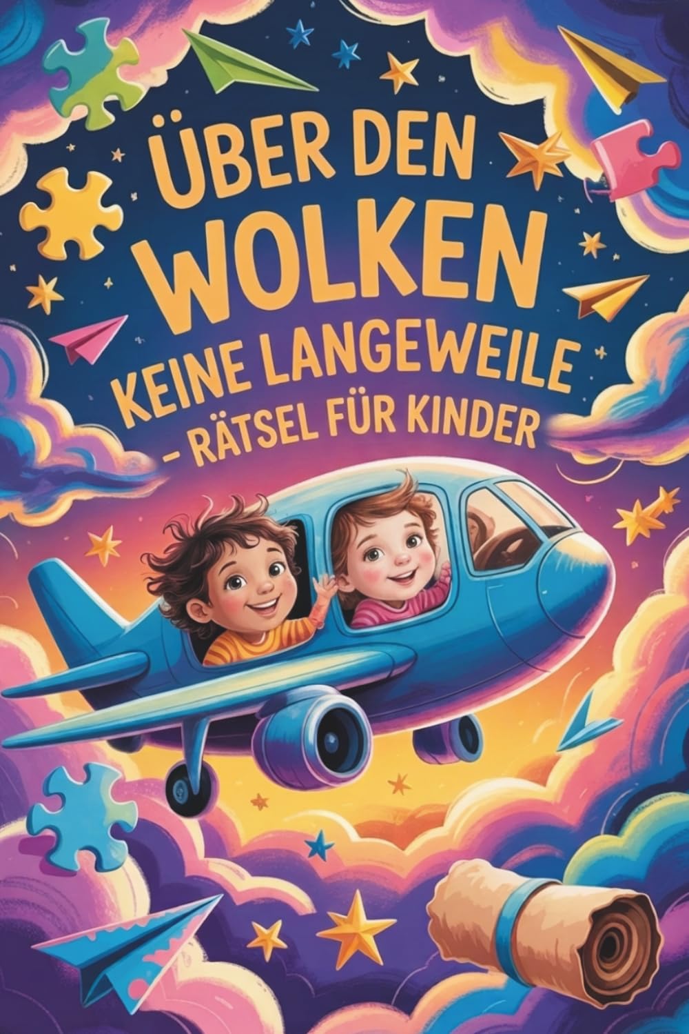 Über den Wolken keine Langeweile: Beschäftigung für Kinder im Flugzeug – Reisespiele, Rätsel und Logikspaß