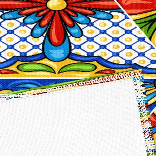 Miniatura 6 de Bardic Camino de mesa de lino con diamantes, ligero, suave, moderno, elegante, decoración de camino de mesa de cocina, camino de mesa de cocina,