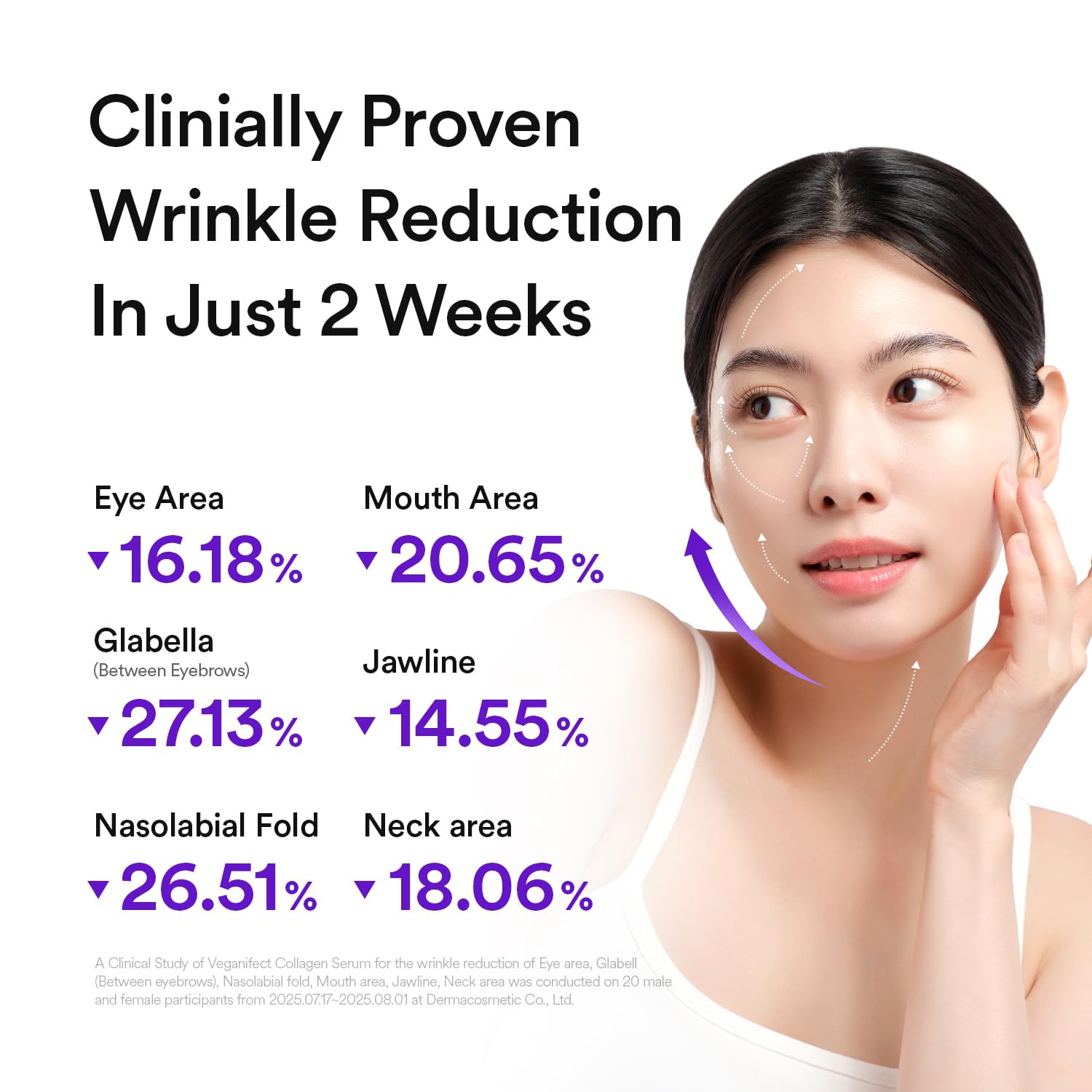 NMN Collagen Serum | Elasticity & Firm-Looking Booster with Peptides & Centella Asiatica & Hyaluronic Acid | Skin Resilience & Fine Line Care | Korean Skincare, 1.01 fl.oz - Image 6