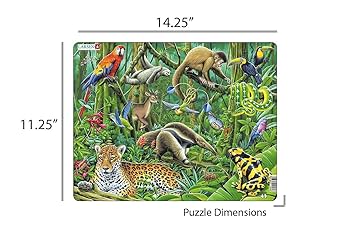 Amazon.co.jp: Larsen Puzzles 南米熱帯雨林 70ピース 子供用