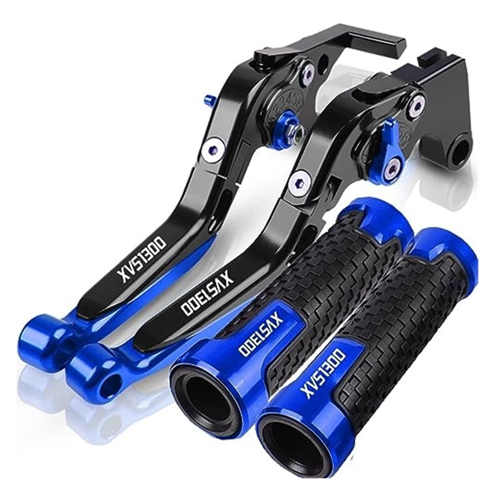 Asddllnn 6 For Yamaha Xvs1300 Xvs 1300 Xvs-1300 Xv S1300 Xv-S1300 2015 201 2017 Motorcycle Brake Clutch Lever Handlebar Handle