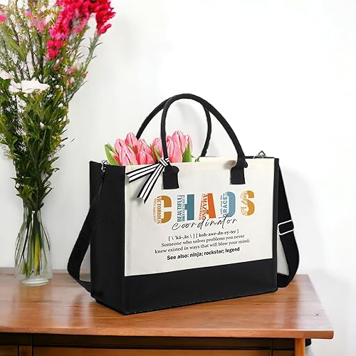 Miniatura 7 de d'Albe chiccarry Regalo para mujeres, mamá, profesora, regalos de cumpleaños para jefa, compañera de trabajo, bolsa de lona con cremallera