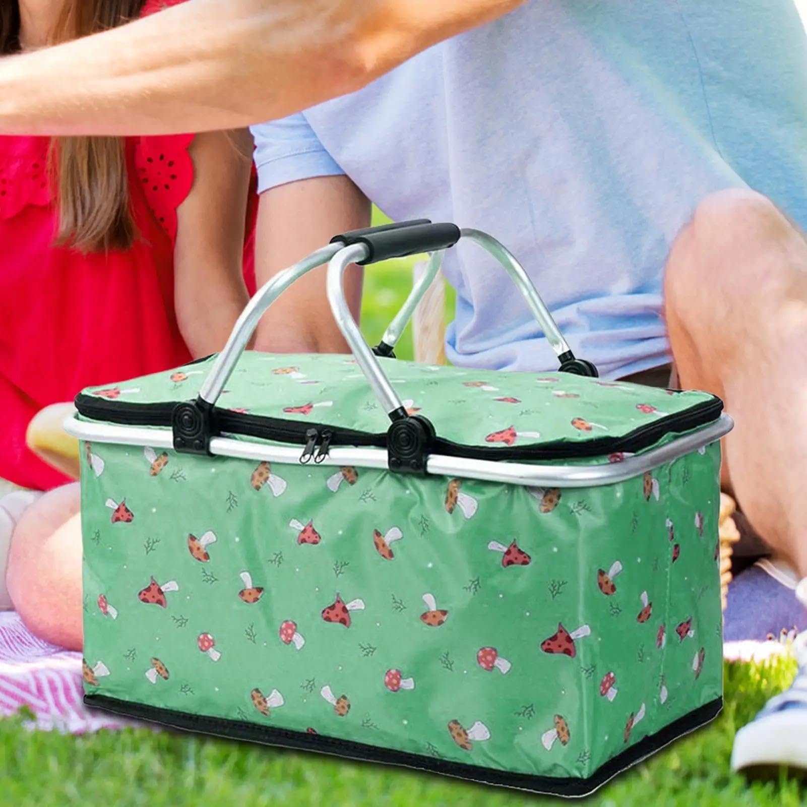 Cesta Picnic Cesta de Picnic con Tapa Cremallera