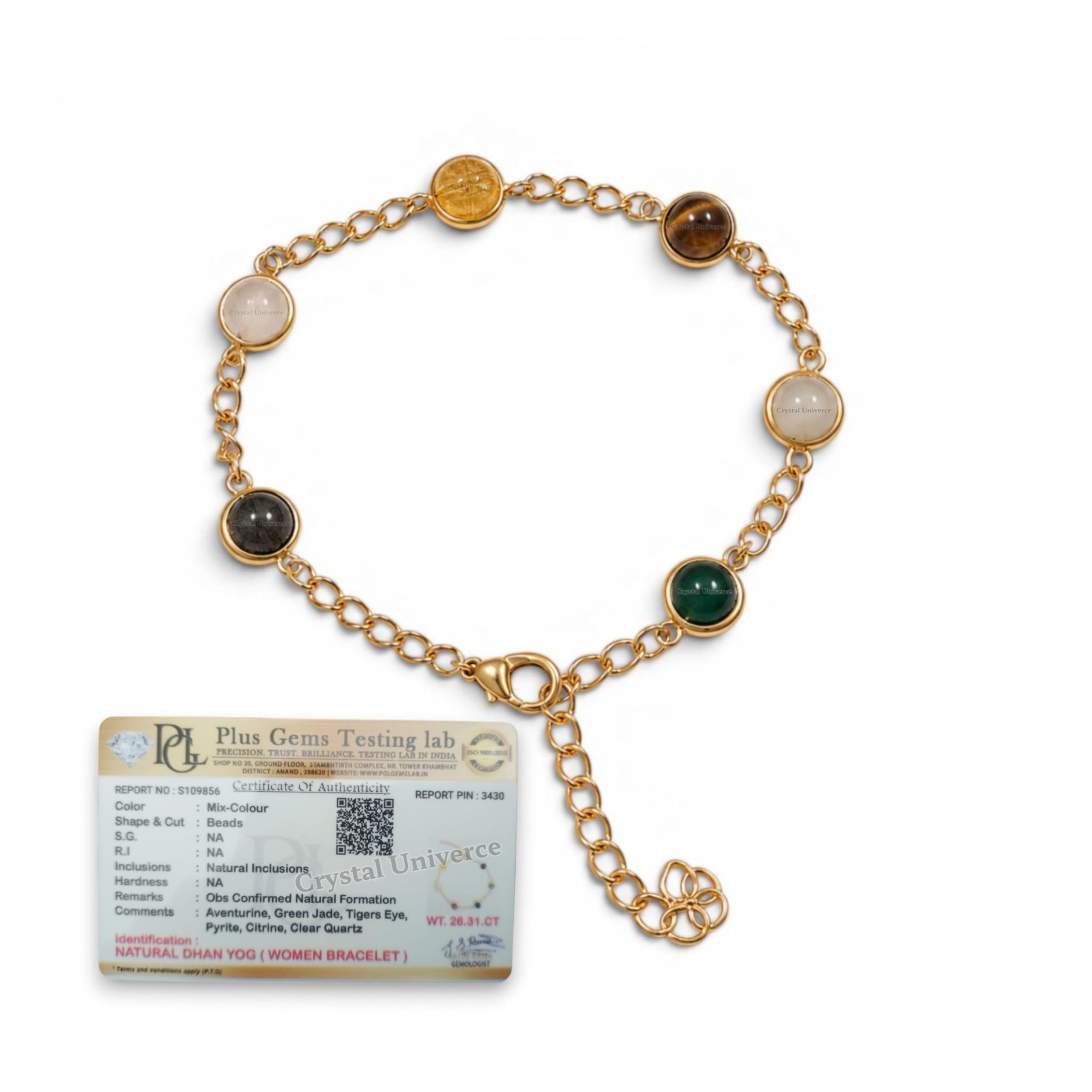 Dhan Yog Women Bracelet 7-8 Inch | Lucky Prosperity Bracelet for Women | Adjustable Fashion Spiritual Jewellery Gift-image-23