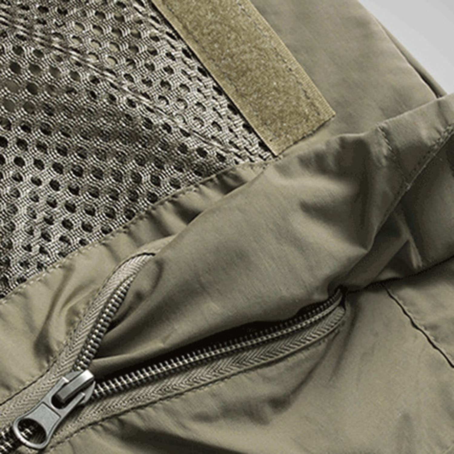 Chaleco Multibolsillo para Hombre Chaleco Transpirable De Verano para Exteriores Chaqueta Sin Mangas para Fotografía Pesca Viajes Senderismo