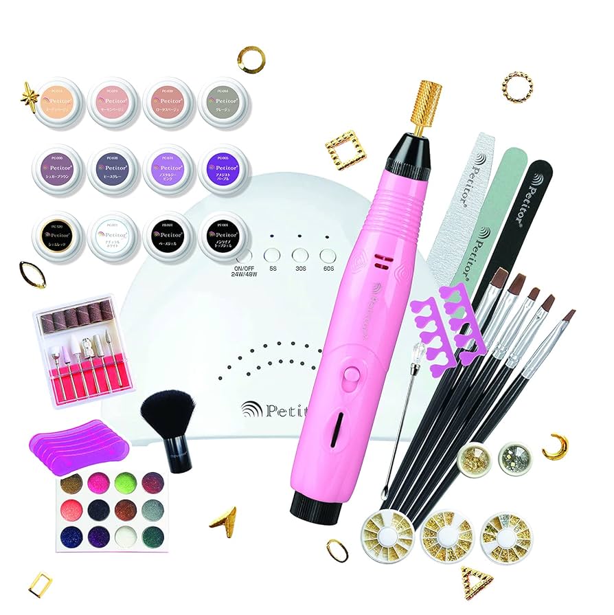 Amazon | ジェルネイル スターター キット カラー10色付 ネイル