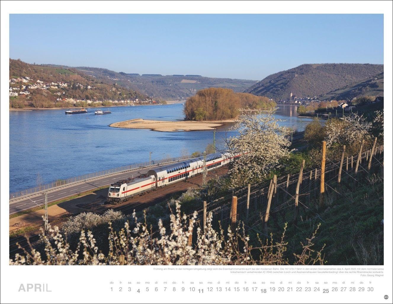 Eisenbahn-Romantik Posterkalender 2027: Besonderer Wandkalender mit 12 traumhaften Fotos von seltenen Zügen und romantischen Landschaften. Foto-Kalender 2027. 44 x 34 cm.