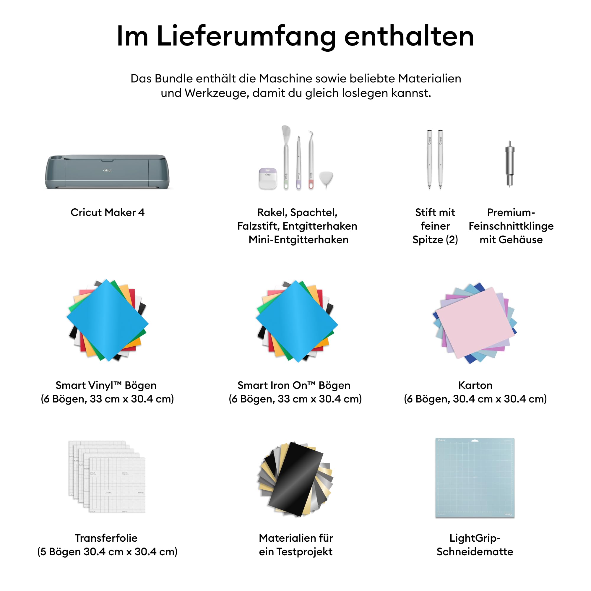 Cricut Maker 4 Essentials-Paket