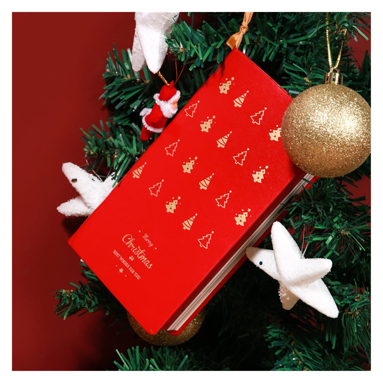 A6 Diario Diario Notebook e Journal Planner Agenda Notepad Sketchbook Memo PAD Cancelleria Affermazione ufficio scuola regalo di Natale (Color : A Red)