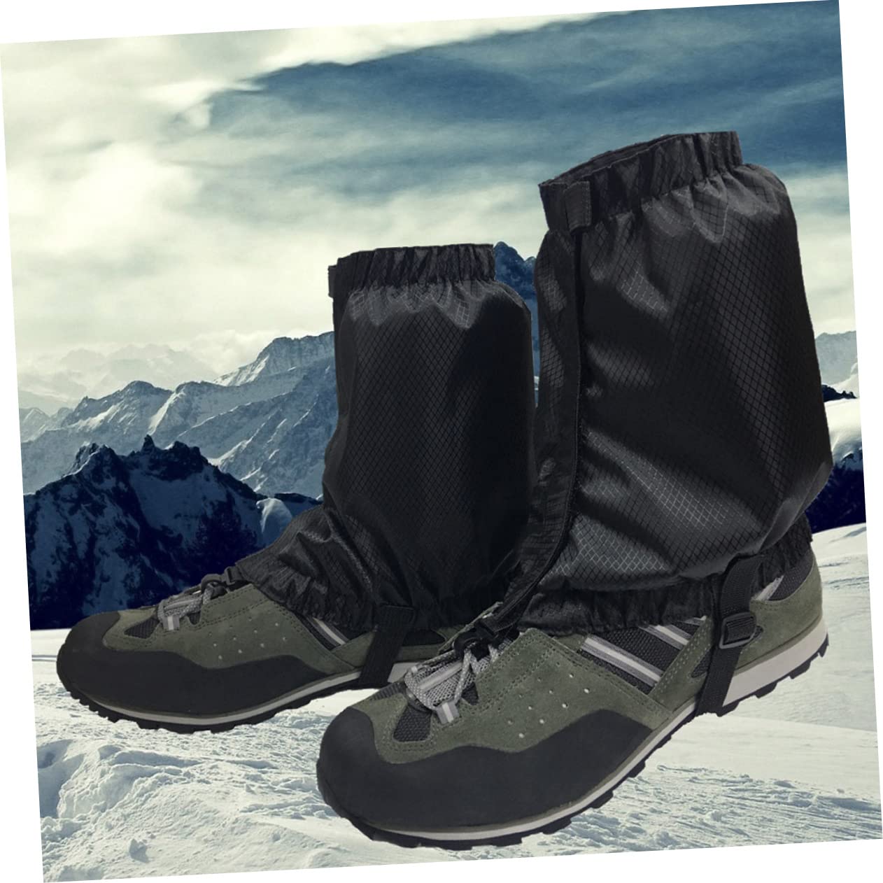 BESPORTBLE Polainas Aire Berg Snow Polainas Impermeables para Senderismo Polainas para Botas de Nieve Botas de Nieve para Polaina para Senderismo Aire