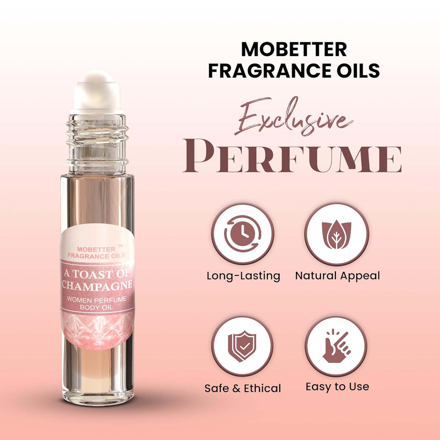MOBETTER FRAGRANCE OILS A Toast of Champagne Women perfume Body Oil - Image 3