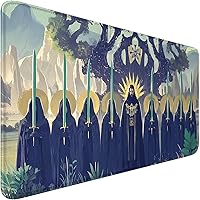 Vista 1 de MTG - Tapete de juego con bordes cosidos, alfombrillas MTG para MTG DTCG CCG RPG Trading Card de 24 x 14 pulgadas, alfombrillas de juego TCG