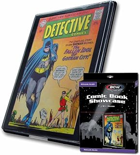BCW Comic Book Showcase Frames 3-Pack | Crystal Clear Modern Age Comic Display Cases | Wall-Mount Holders for Collectors