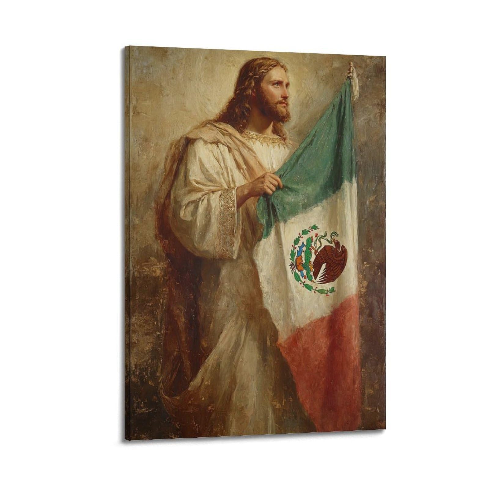 ESTE Religion Christianity Jesus Mexico Praying Poster Decorative Painting Canvas Modern Art Picture 24x36inch(60x90cm)