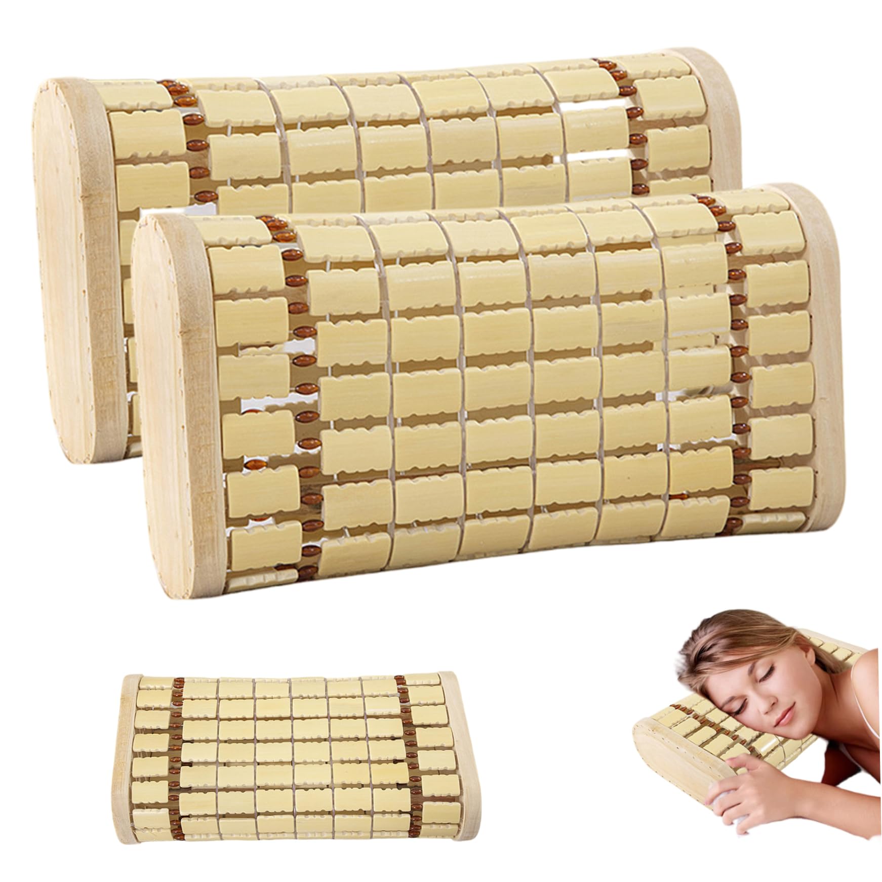 Oreiller de sauna rafraîchissant en bambou avec coussin tête respirant