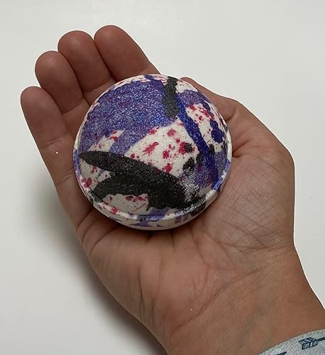 Miniatura 8 de Set de regalo de 3 piezas con piedra natal de septiembre, zafiro, jabón en barra natural, bomba de baño, vaporizador de ducha, fabricado en Estados