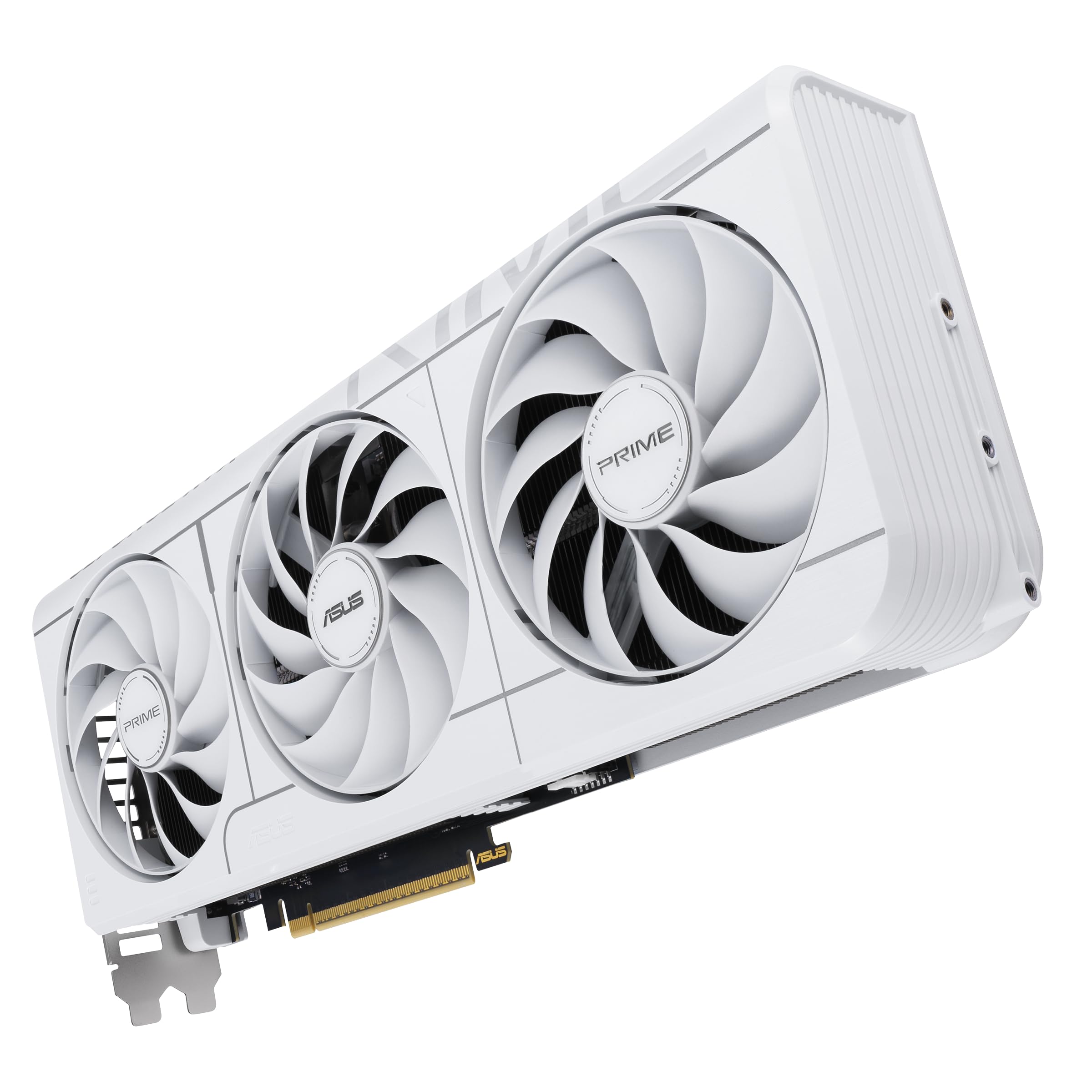 ASUS Prime GeForce RTX™ 5070 12GB GDDR7 White OC Edition Grafikkarte (PCIe® 5.0, 12GB GDDR7, HDMI®/DP 2.1, 2.5-Slot, Axial-Tech Fans, Dual BIOS)