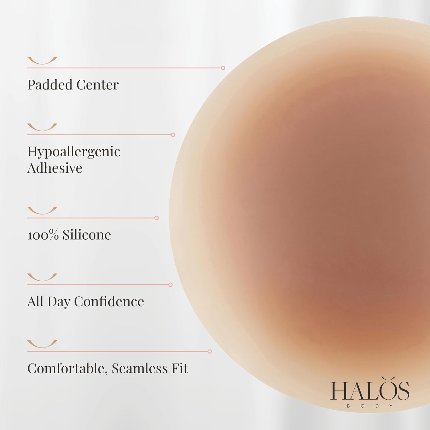 Padded Nipple Covers – Enhancing Pasties with Extra Coverage – Reusable Silicone Design for Sensitive Skin - Image 3