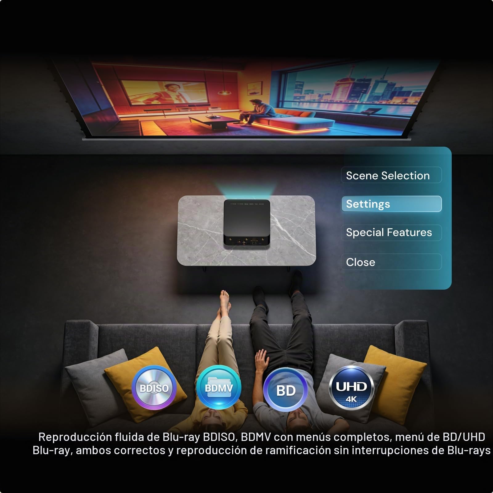 zidoo Z30 PRO-8K Reproductor multimedia Amlogic S928X-K Procesador 6G+64G,DV, HDR10+ Set parte superior Box,Android 11, BDMV/ISO,Bahía HDD