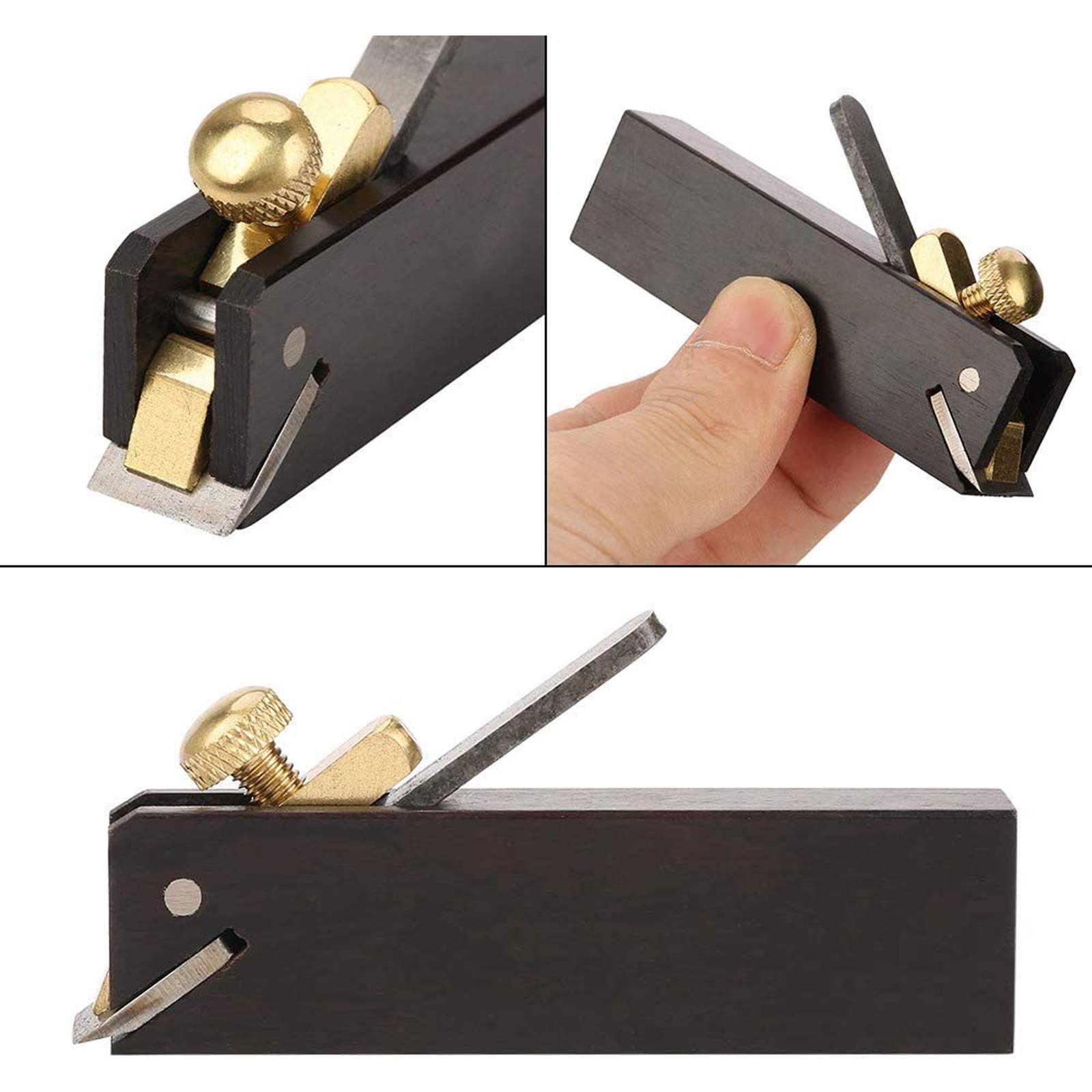 Strumento Manuale per pialla per Legno, pialla Tascabile da 3 Pollici in Legno Ebano pialla a Mano pialla per rifilare Il Legno Gadget Artigianali in Legno Fai da Te con pialla