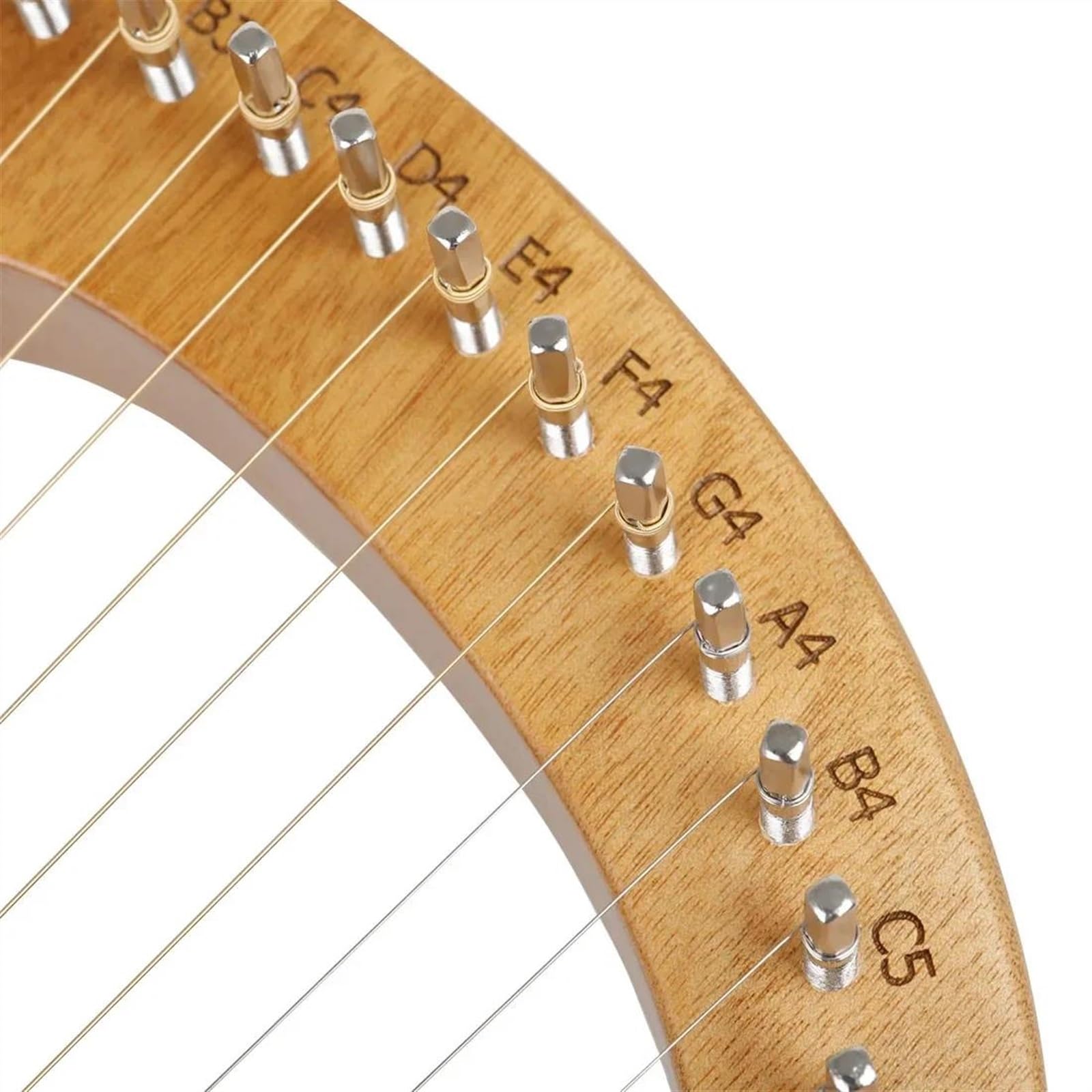 xilofono professionale Arpa A Lira A 16 Corde In Legno Di Mogano Arpa A 16 Note Con Strumento Di Accordatura Strumento A Corde Per Principianti Adulti