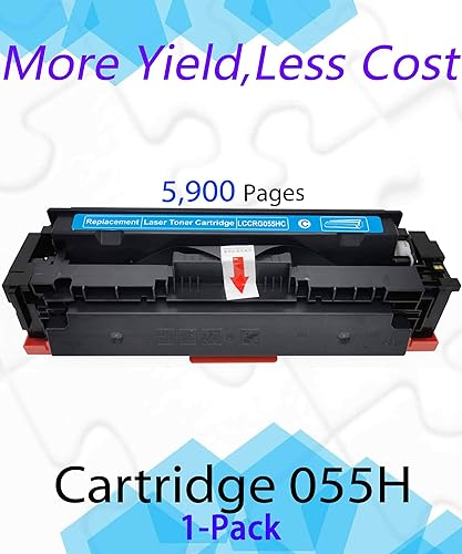 Miniatura 2 de EASYPRINT - Cartucho de tóner 055 de repuesto para Canon CRG055H utilizado para impresora LBP663Cdw 664Cx 653Cdw MF744Cdw MF746CX MF743Cdw MF745Cdw