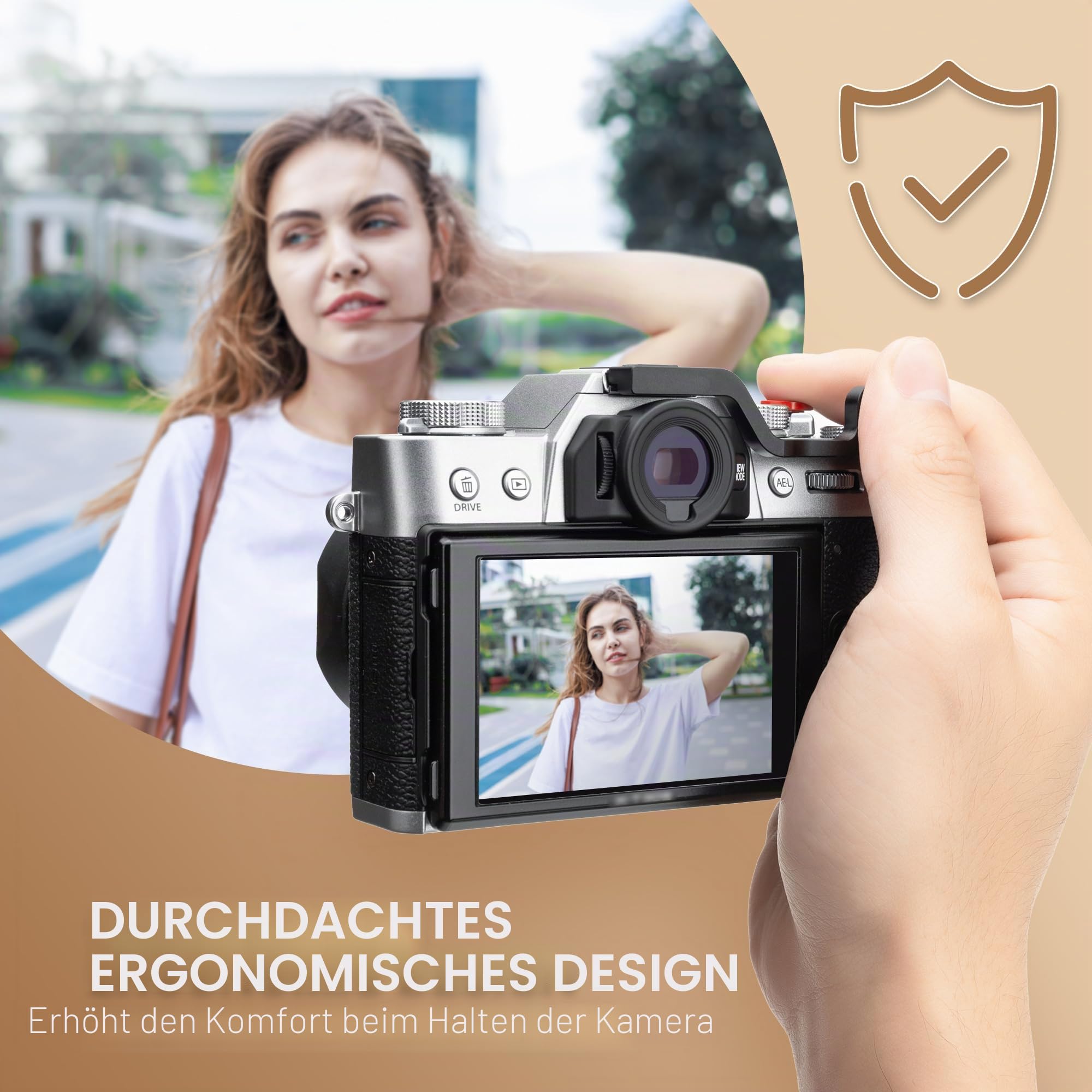 JJC Kamera-Metall-Daumen-Up-Griff für Fujifilm X-T30III, X-T30II, X-T30, X-T20, X-T10, Kameras, Blitzschuh, Daumen-Unterstützung, verbesserter Griff für Einhandaufnahmen