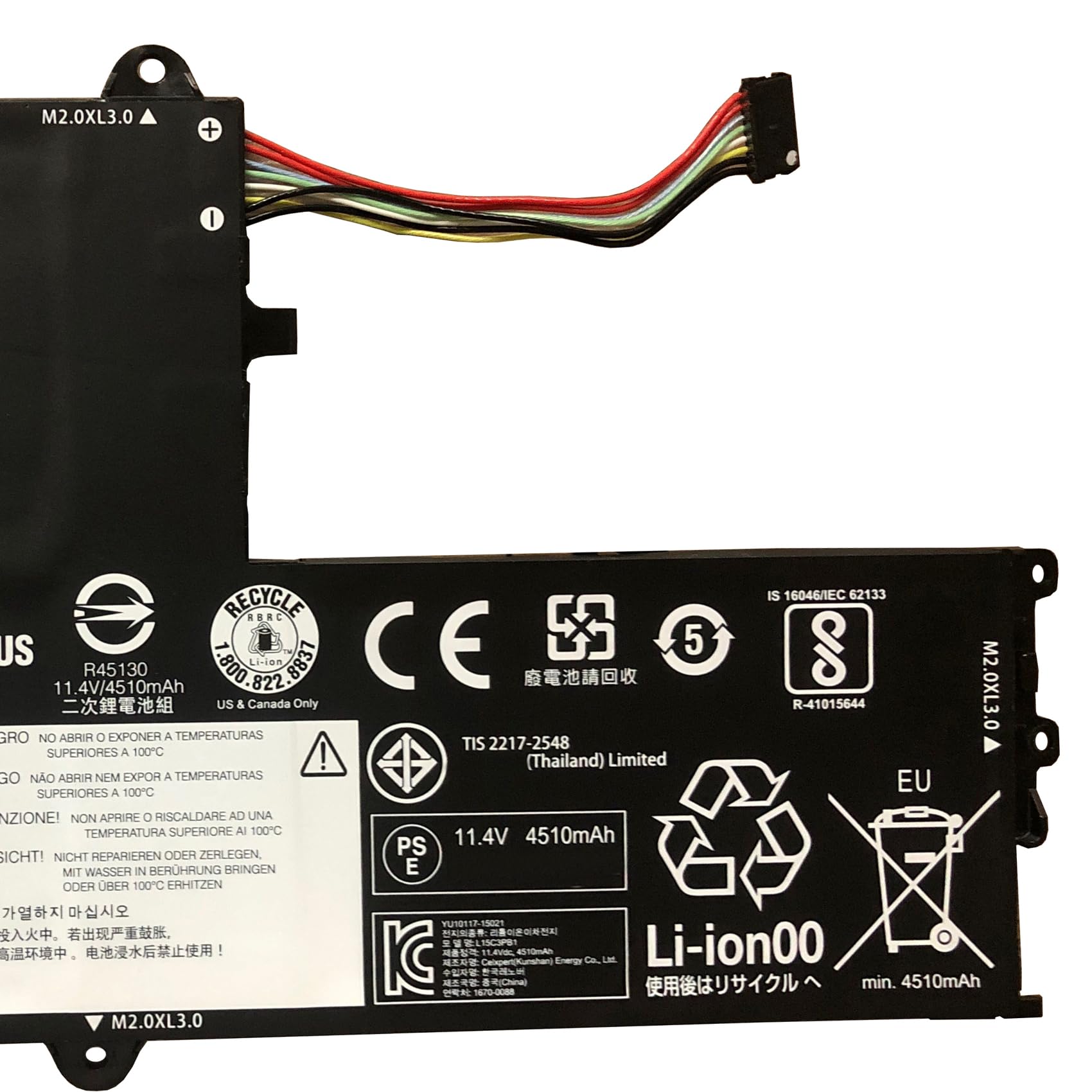 Amazon.com: FCZFCZ L15C3PB1 Laptop Battery 52.5Wh 4645mAh
