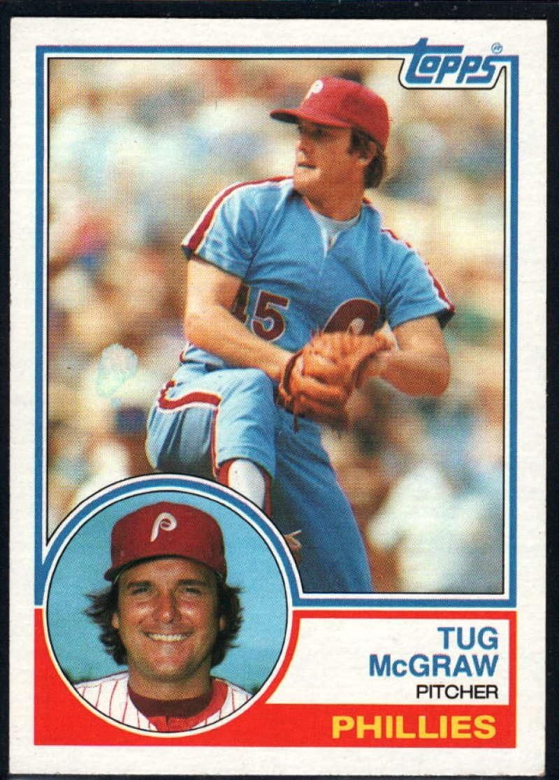 Baseball MLB 1983 Topps #510 Tug McGraw Phillies