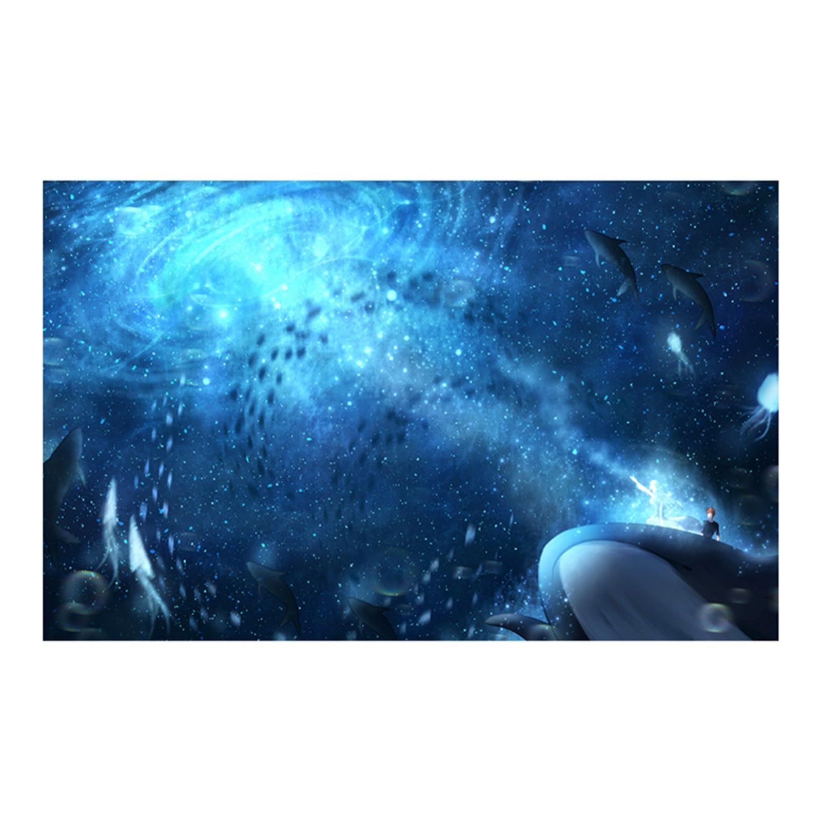 Etiqueta engomada del Fondo Acuario PVC Efecto 3D