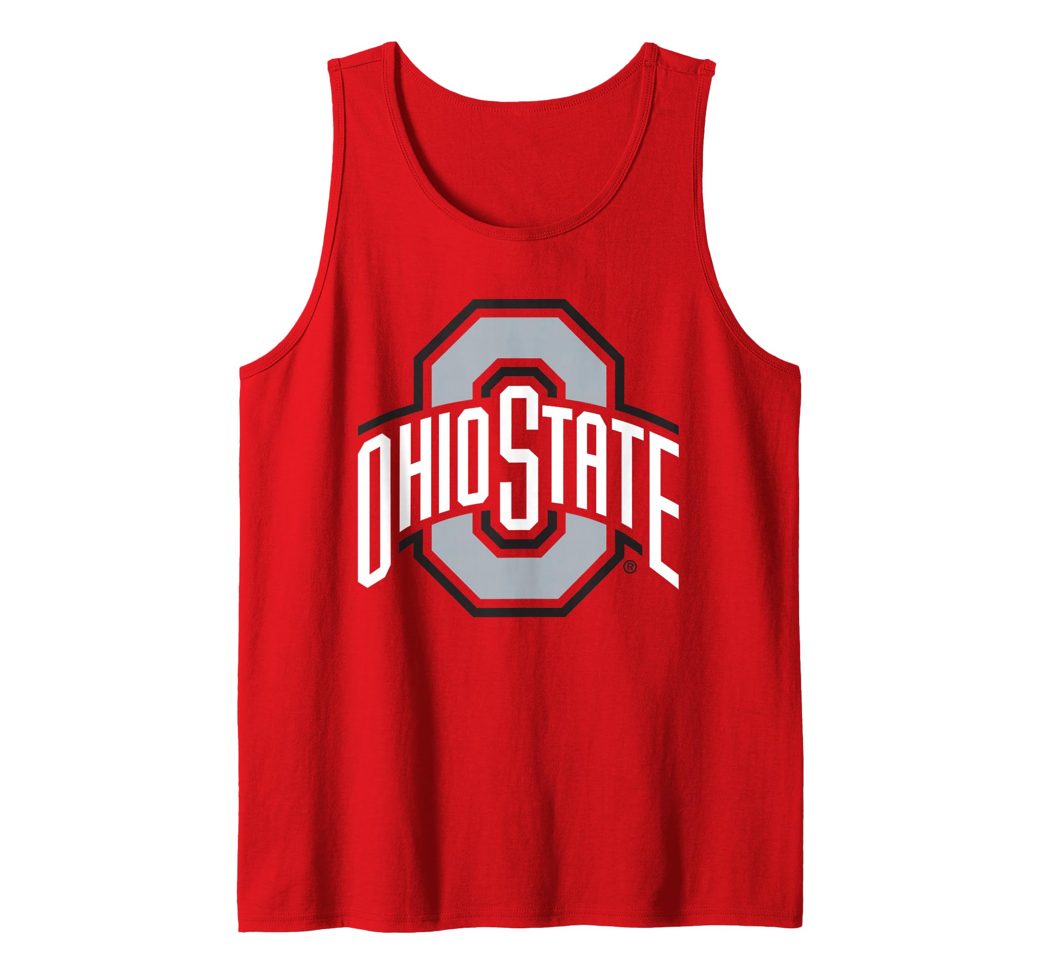 Ohio State Buckeyes Mens Icon Logo Officially Licensed Red Tank Top