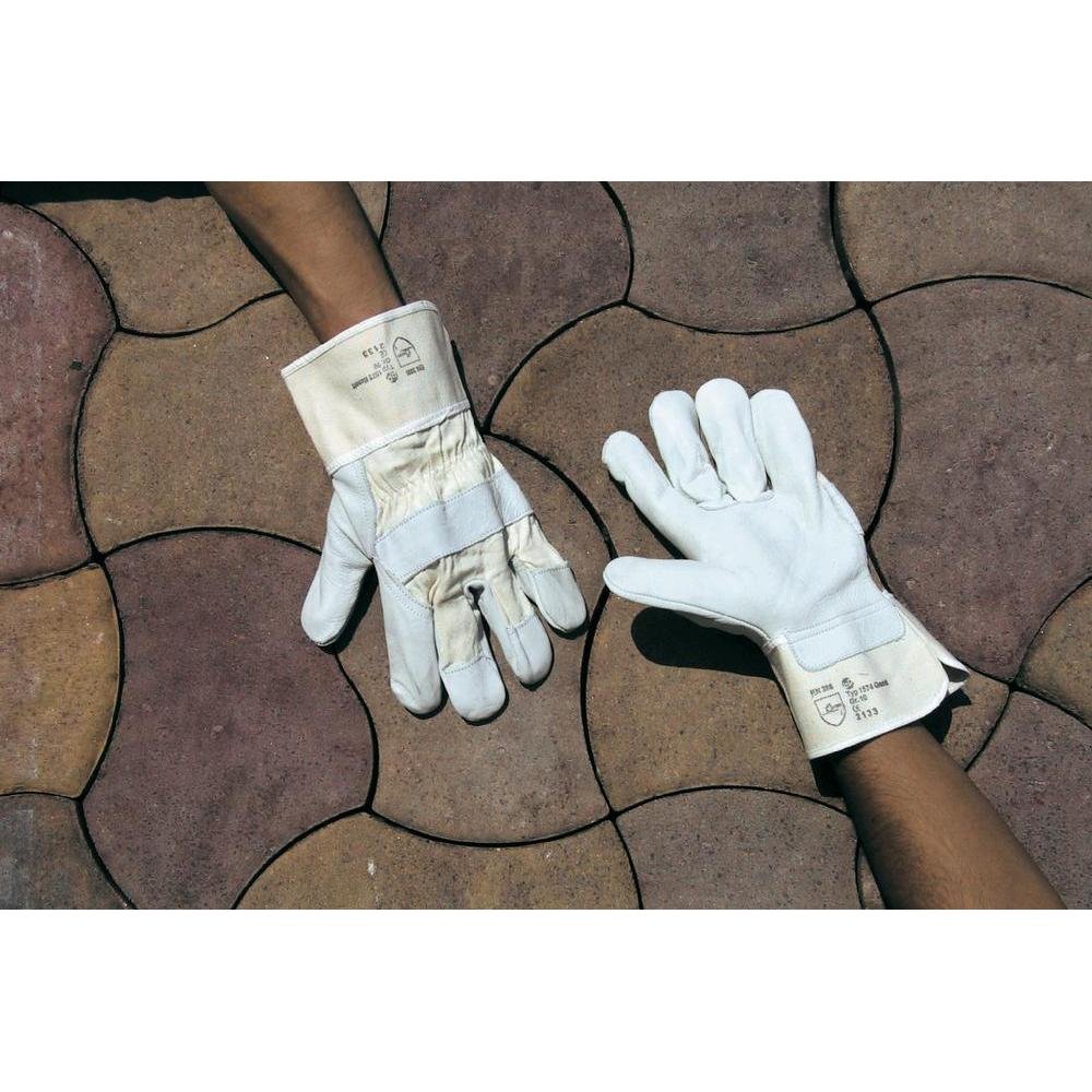 L+D Leipold Doehle Granit 1574 Rindnarbenleder Arbeitshandschuh Größe ( Handschuhe): 8, M EN 388:2016 CAT II 1 Paar bei Günstiger Preis