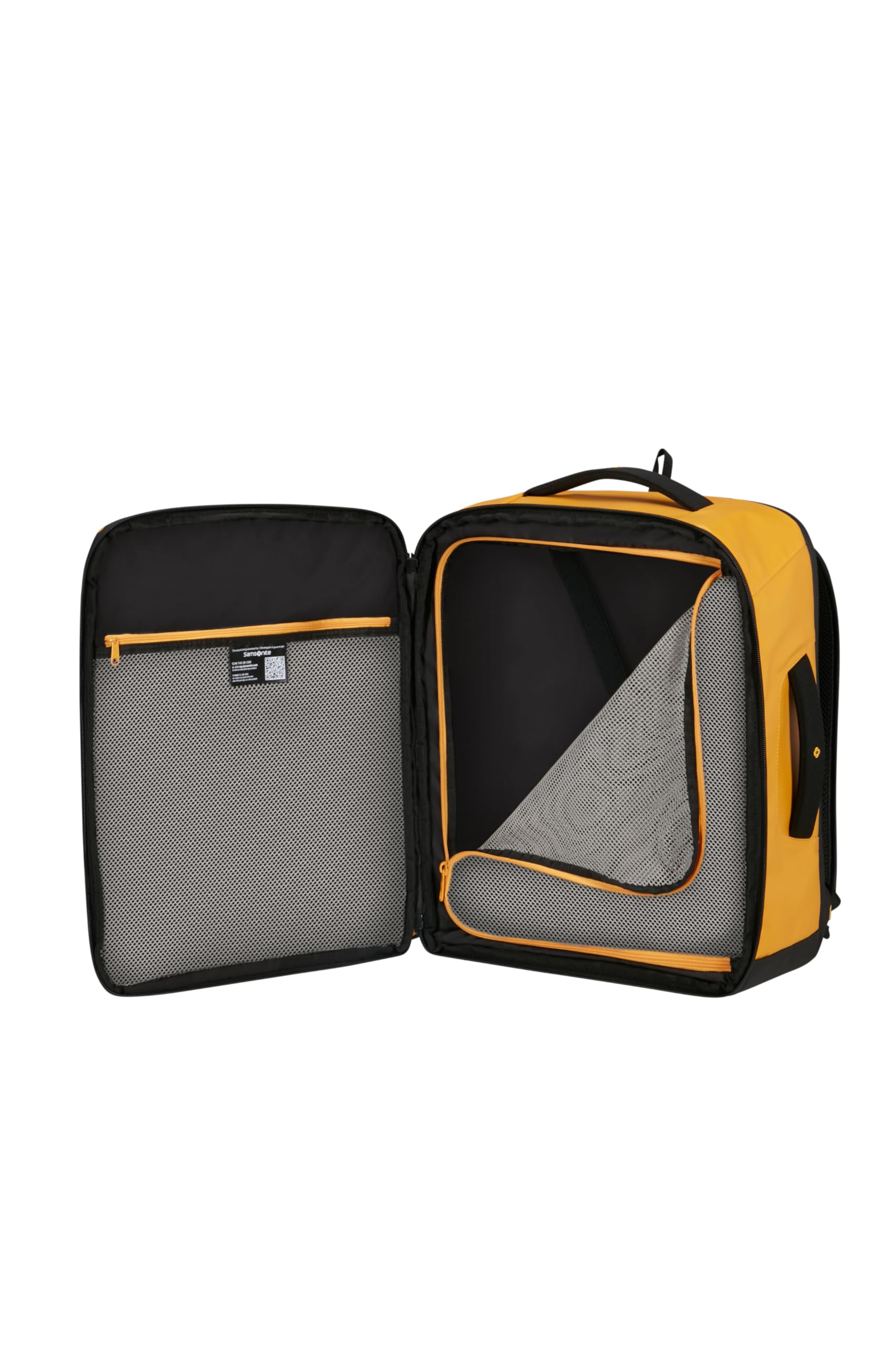 Samsonite Paradiver Light - EasyJet Handgepäck 45 x 20 x 36 cm, 33 L, 1 kg, Handgepäck, Flugzeug Rucksack M Untersetzer, Gelb