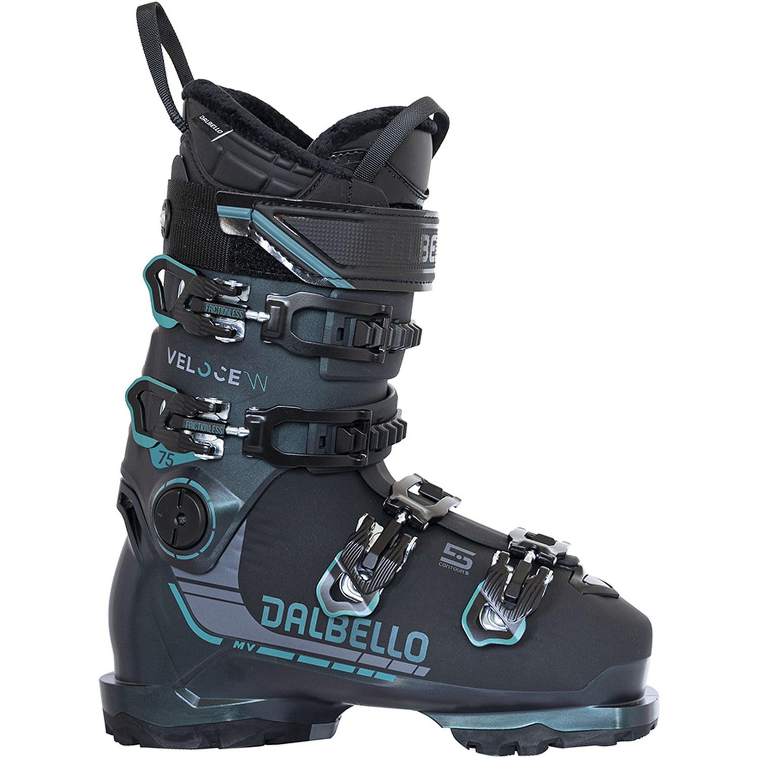Dalbello Womens Veloce 75 Mv, Color: Opal Green/Black, Size: 265 (D2403010.10.265)